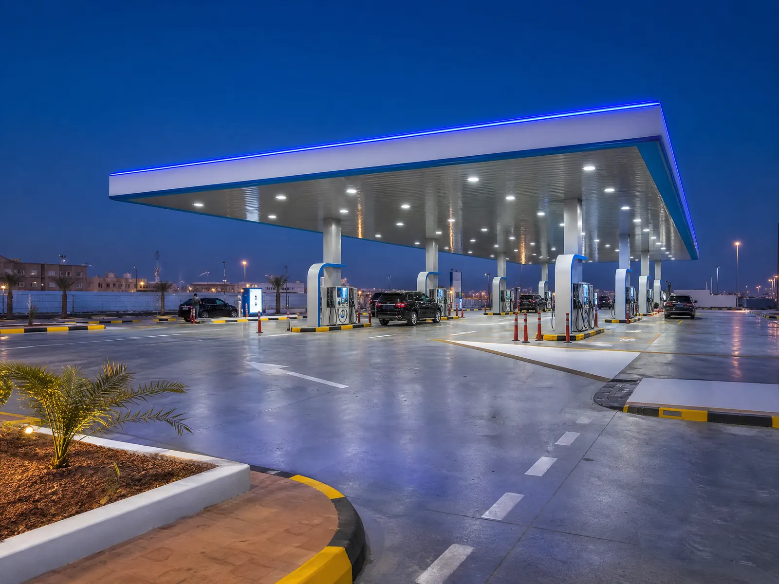 تخطيط محطات الوقود